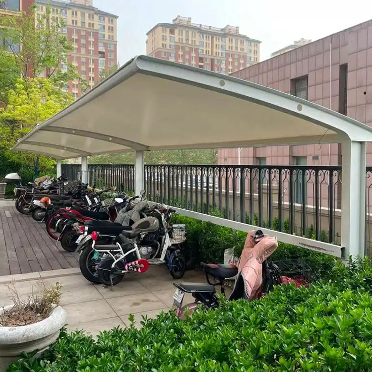 安国市膜结构电动车棚